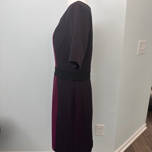 Coldwater Creek Purple Colorblock Dress Size 14 - Picture 2 of 5